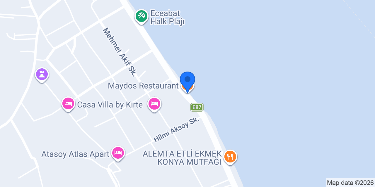 Maydos Restaurant konumu