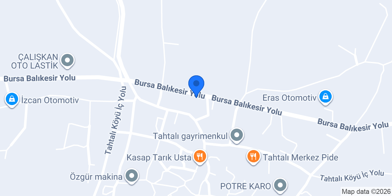 Dnz oto kaporta boya konumu