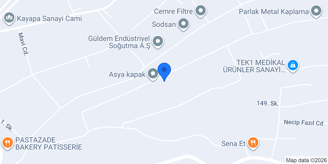 MCN KONTEYNER YEDEK PARÇA konumu