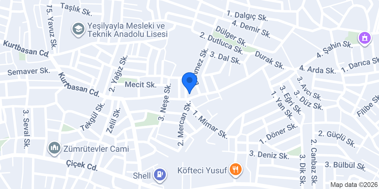 Uludağ Unlu Mamüller konumu