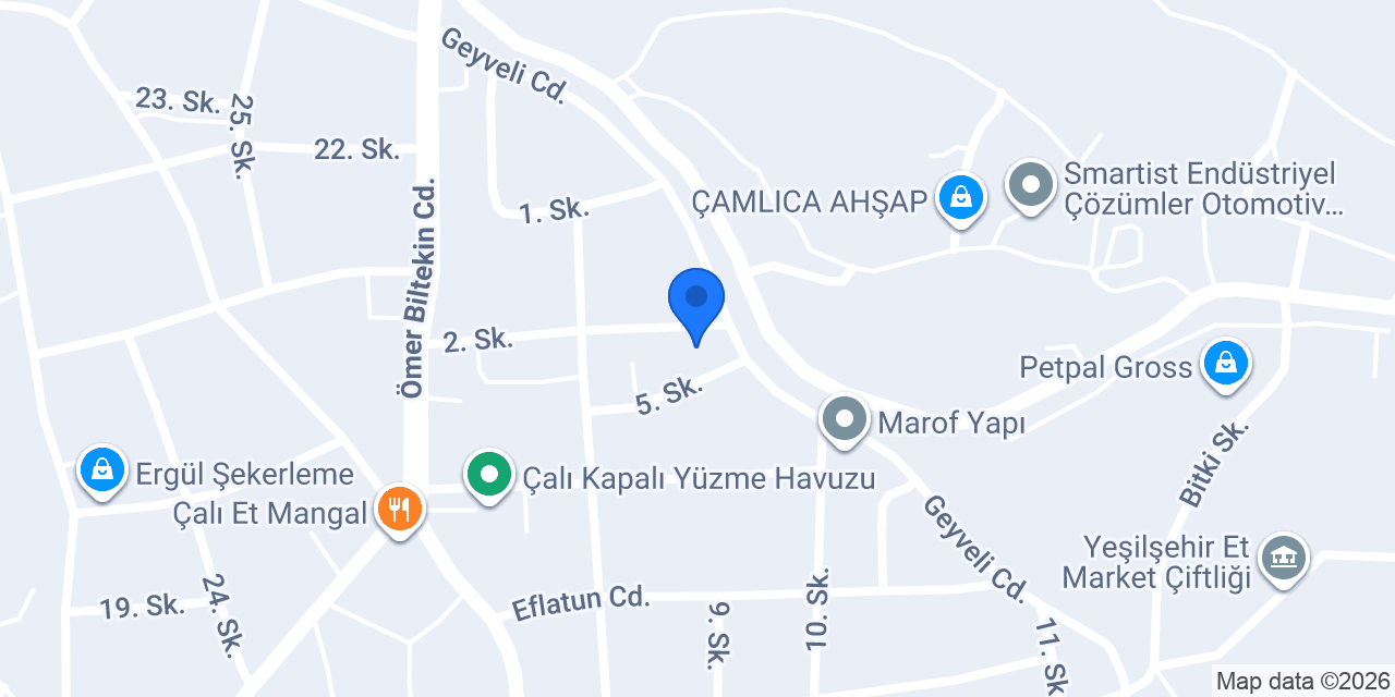 Metalce İnşaat - Mimarlık Ltd. Şti. konumu
