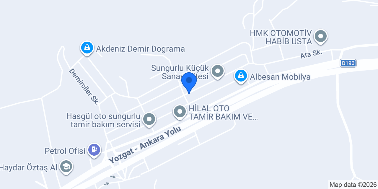 Cesur Oto Döşeme Ve Branda konumu