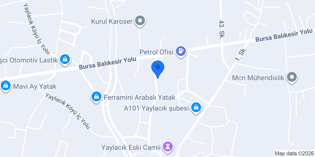 HASKAR YAPI BURSA konumu
