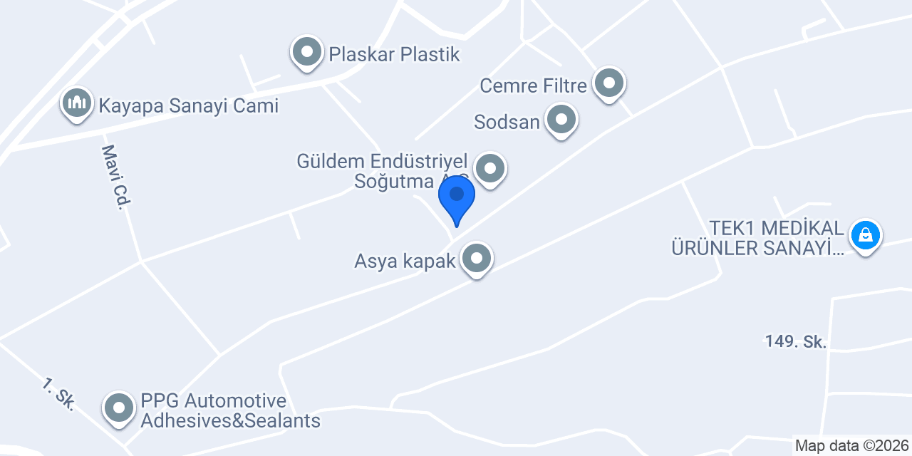 Bodur Metal (Beta Endüstriyel Ekipmanlar) konumu