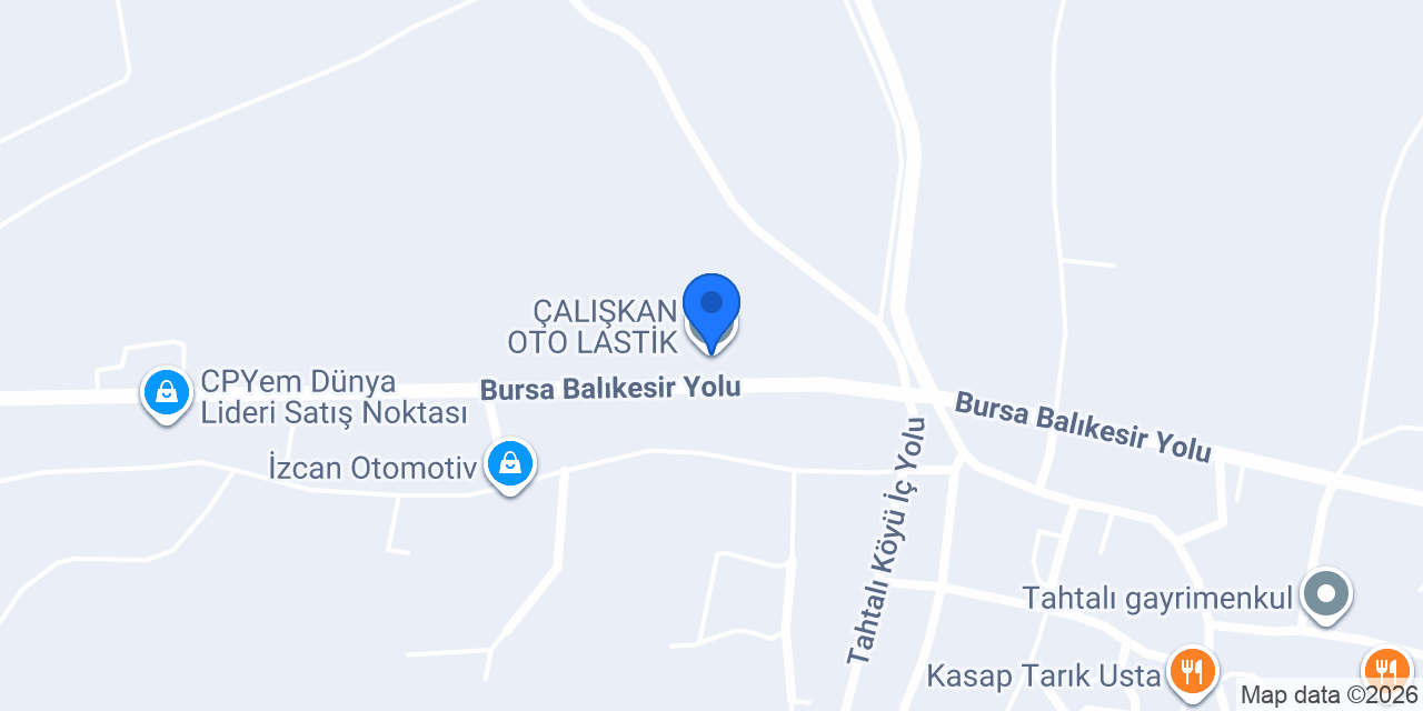 ÇALIŞKAN OTO LASTİK konumu