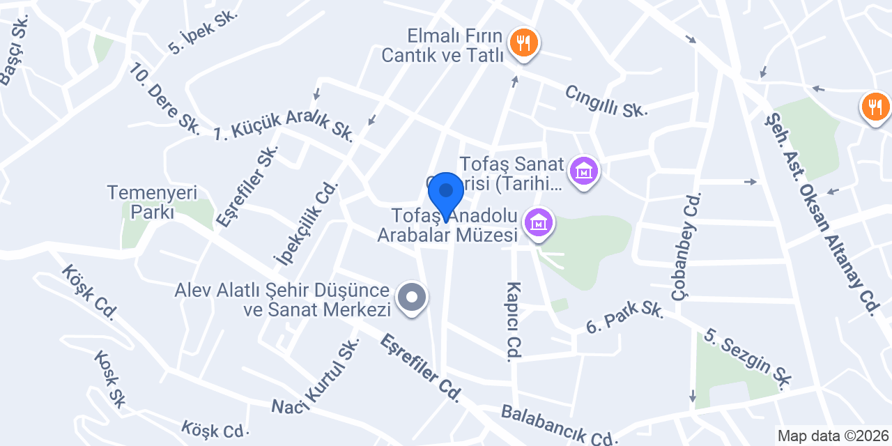 Birce Moda Dikim Evi konumu