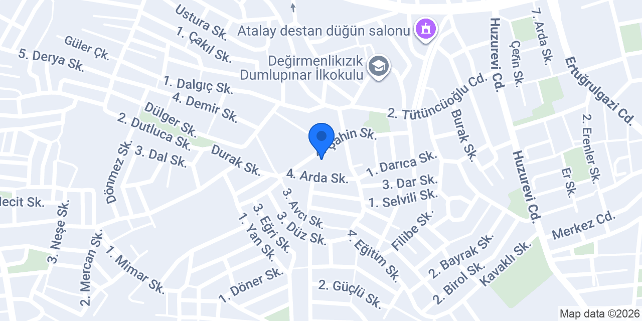 Dumlupınar Anaokulu konumu