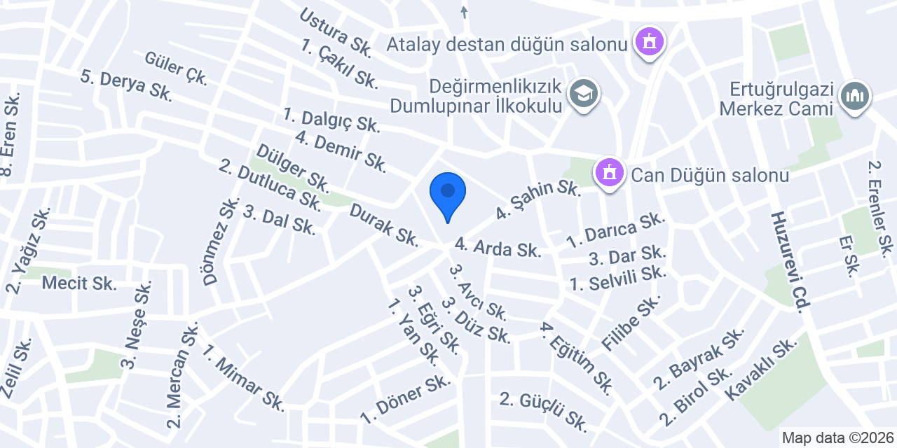 E&K Garage Oto Yıkama konumu