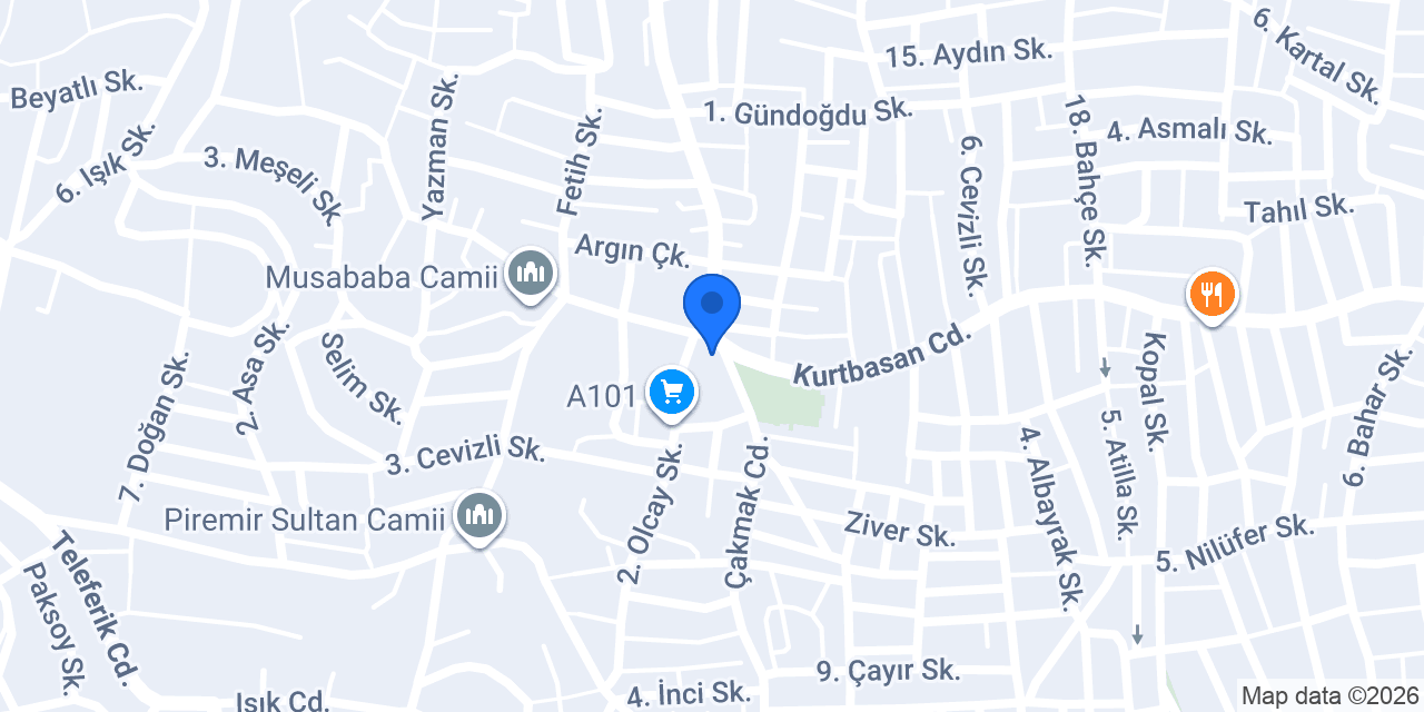 Hançerli Medresesi Fatma Sultan Kütüphanesi konumu