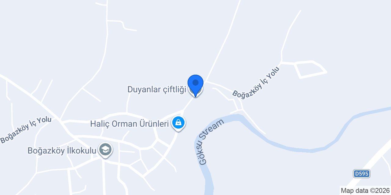 Duyanlar çiftliği konumu