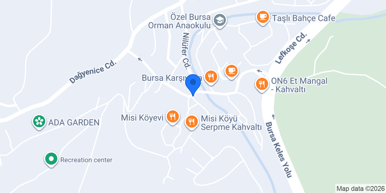 Gümüş Vadi Kahvaltı & Izgara Bahçesi konumu