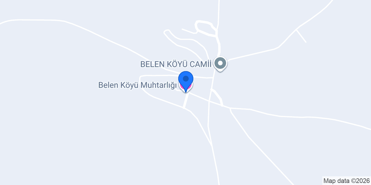 Belen Köyü Muhtarlığı konumu