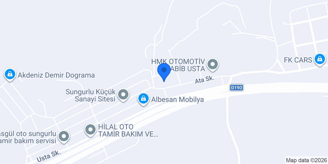 MECHANIC GARAGE konumu