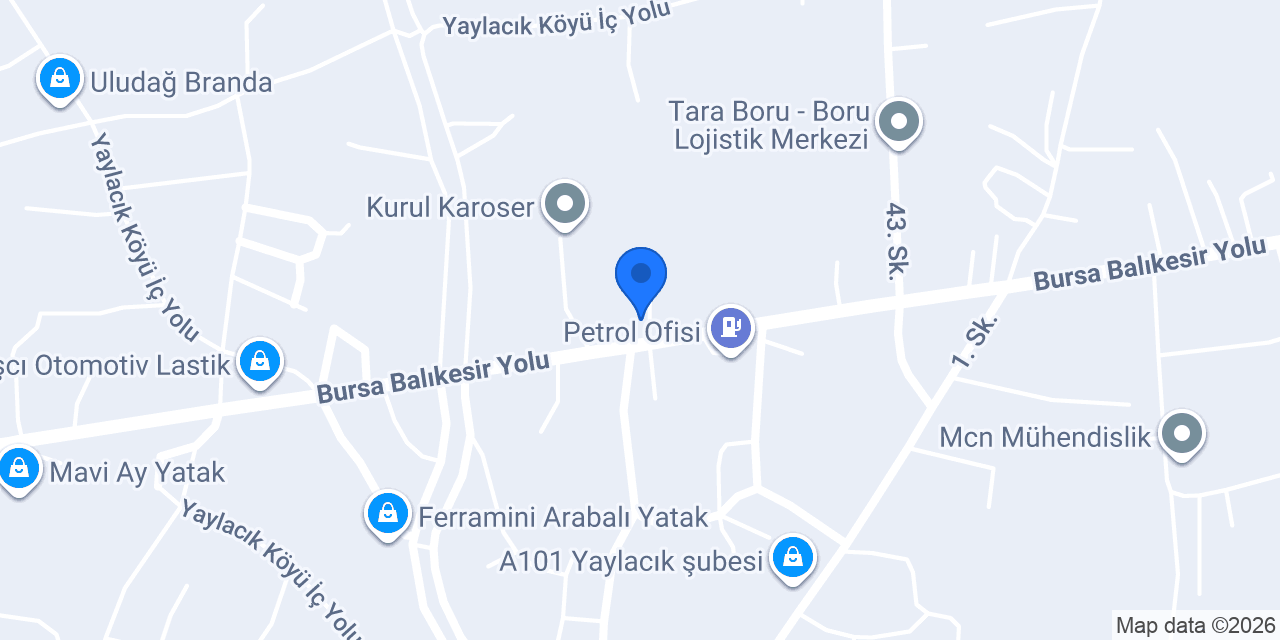 BERAT OTOMOTİV konumu
