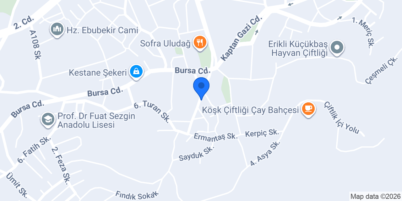 Utanır Elektrik konumu