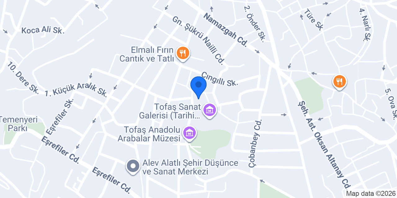 Umurbey Camii konumu