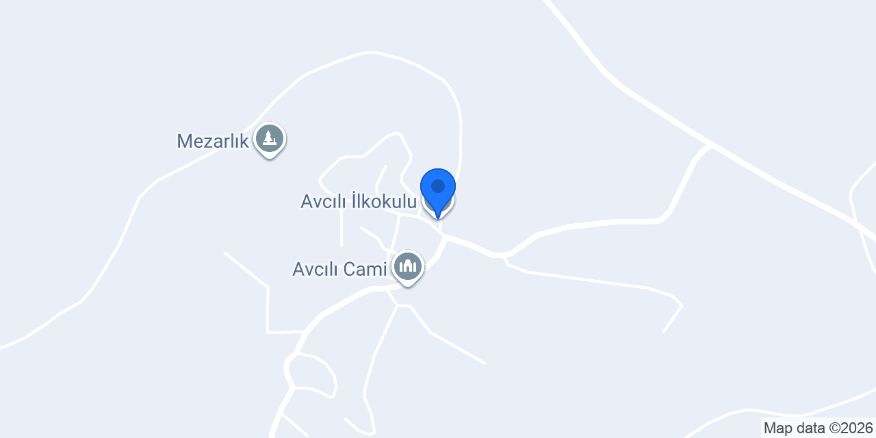 Avcılı İlkokulu konumu