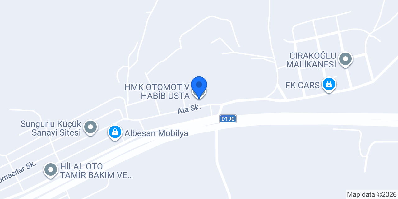 HMK OTOMOTİV HABİB USTA konumu