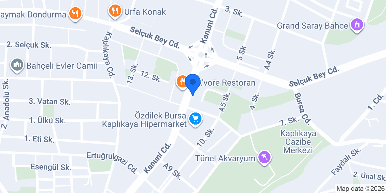 Keyifkar Cafe konumu