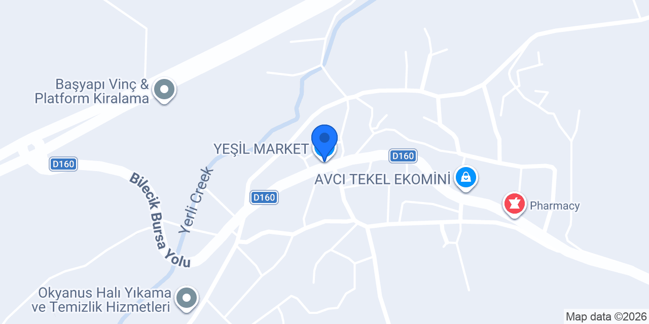 YEŞİL MARKET konumu