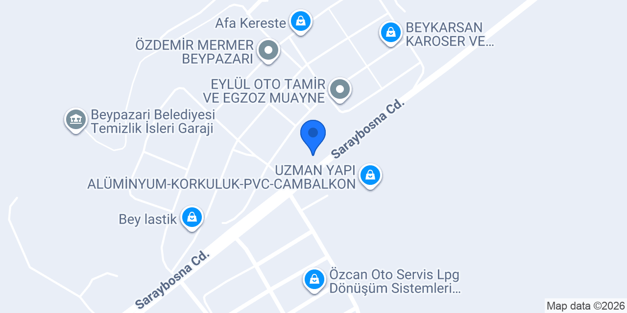 Bey Mobilya konumu