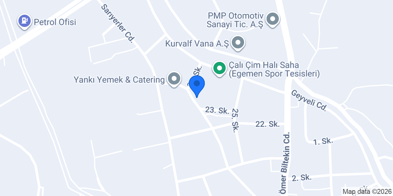 Mandalin Catering konumu