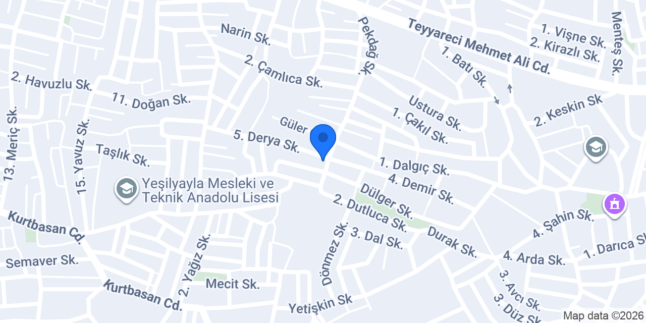 Derya Market konumu