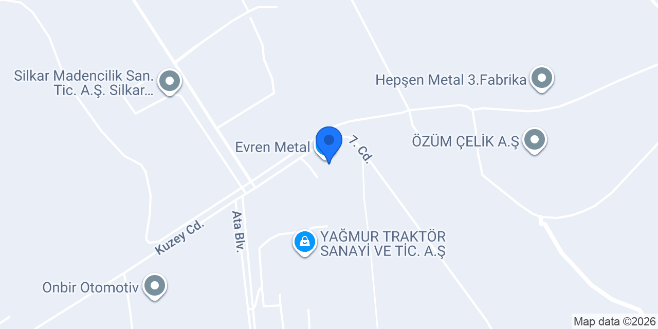 Evren Metal konumu