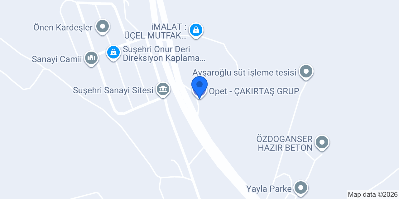 Opet - ÇAKIRTAŞ GRUP konumu