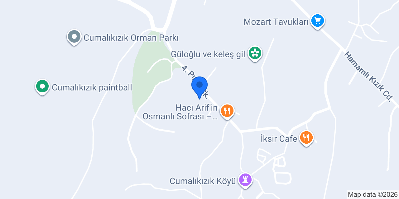 Bursam Köşk konumu
