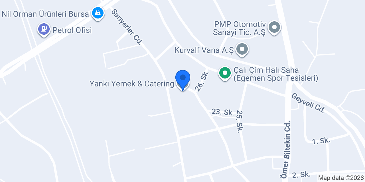 Yankı Yemek & Catering konumu