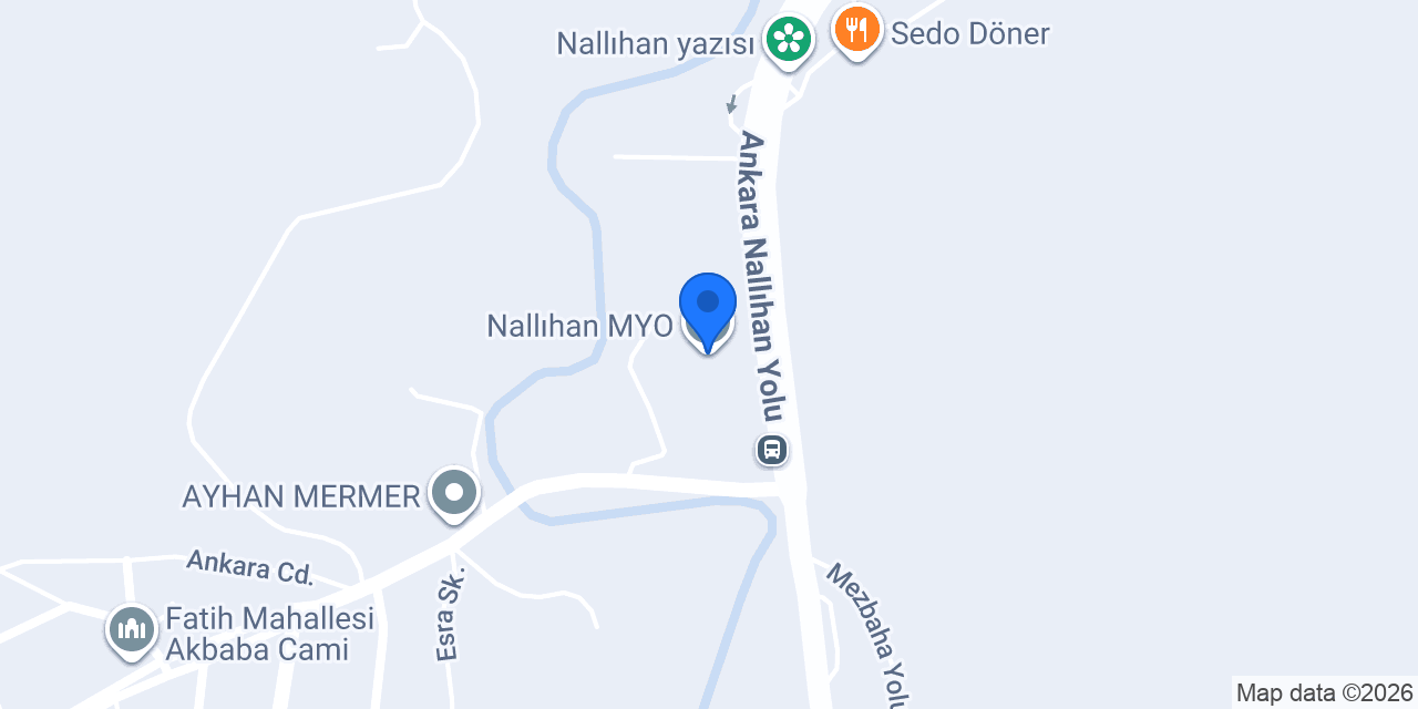 Nallıhan Myo konumu