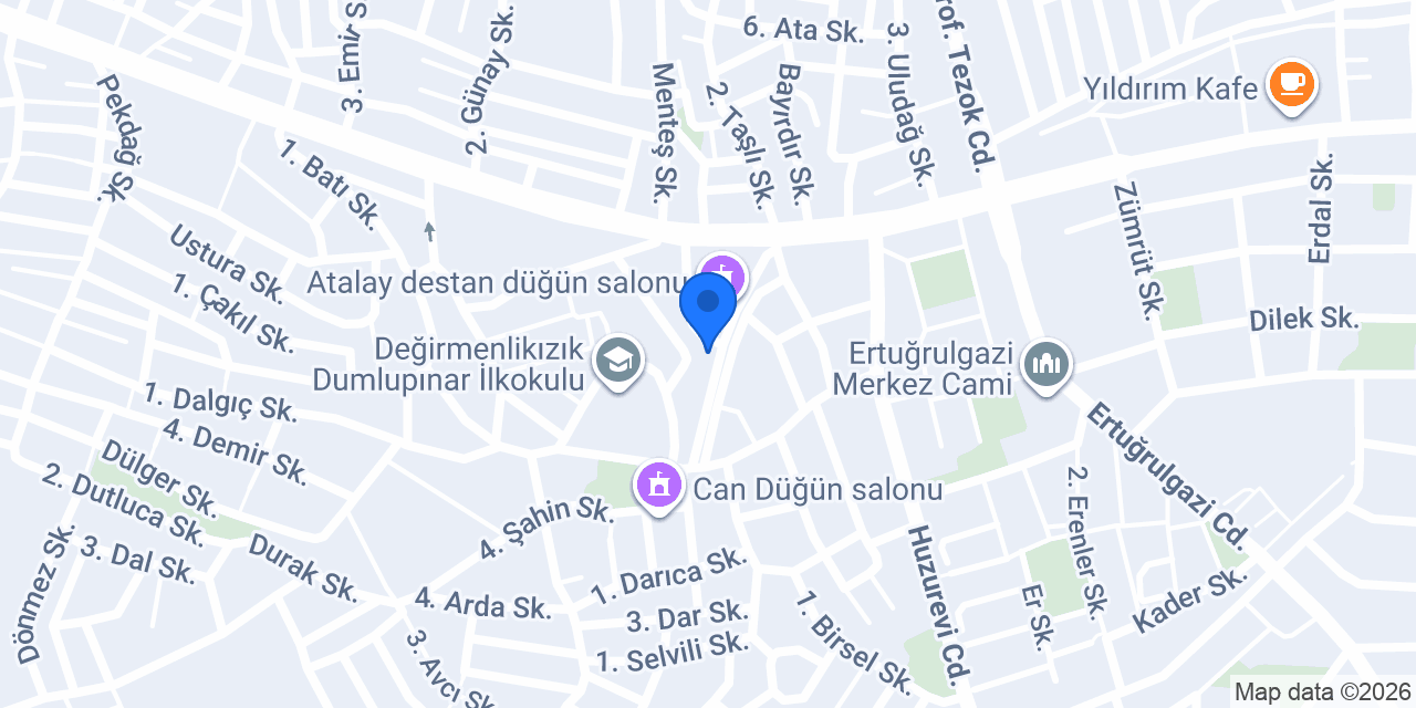 Aynur Bayan Kuaförü konumu
