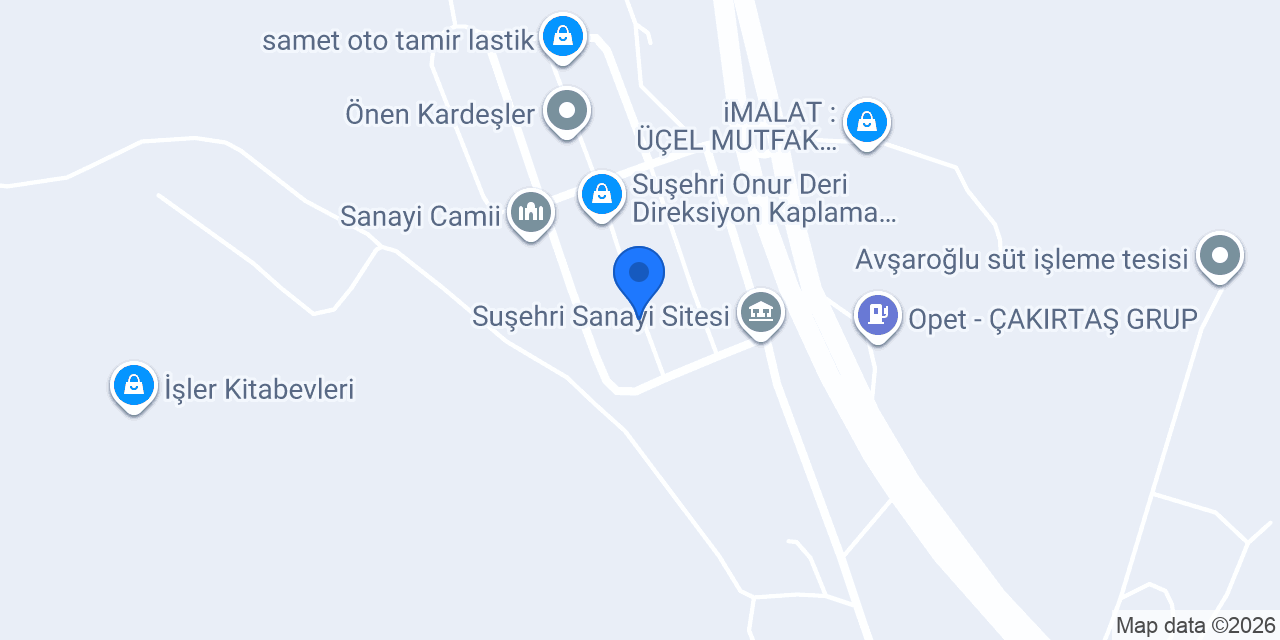Cenik Ford Oto Servis konumu