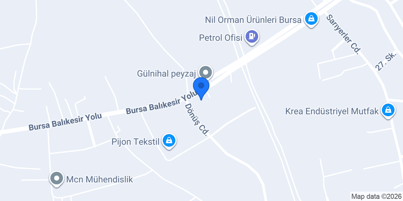 Propan Çatı Market konumu