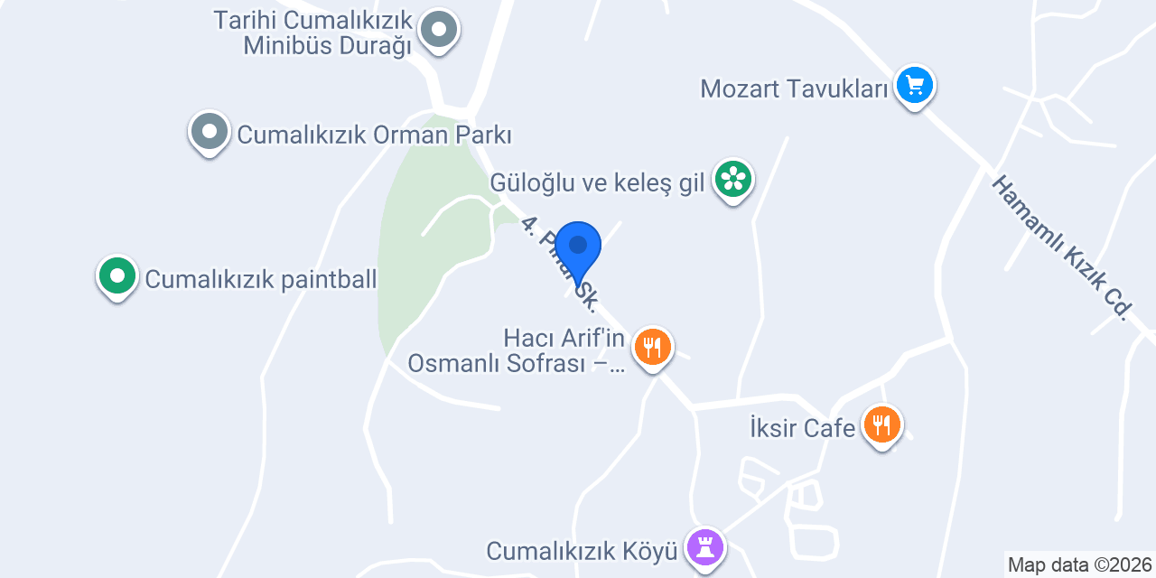 Kestaneli Konaklama konumu