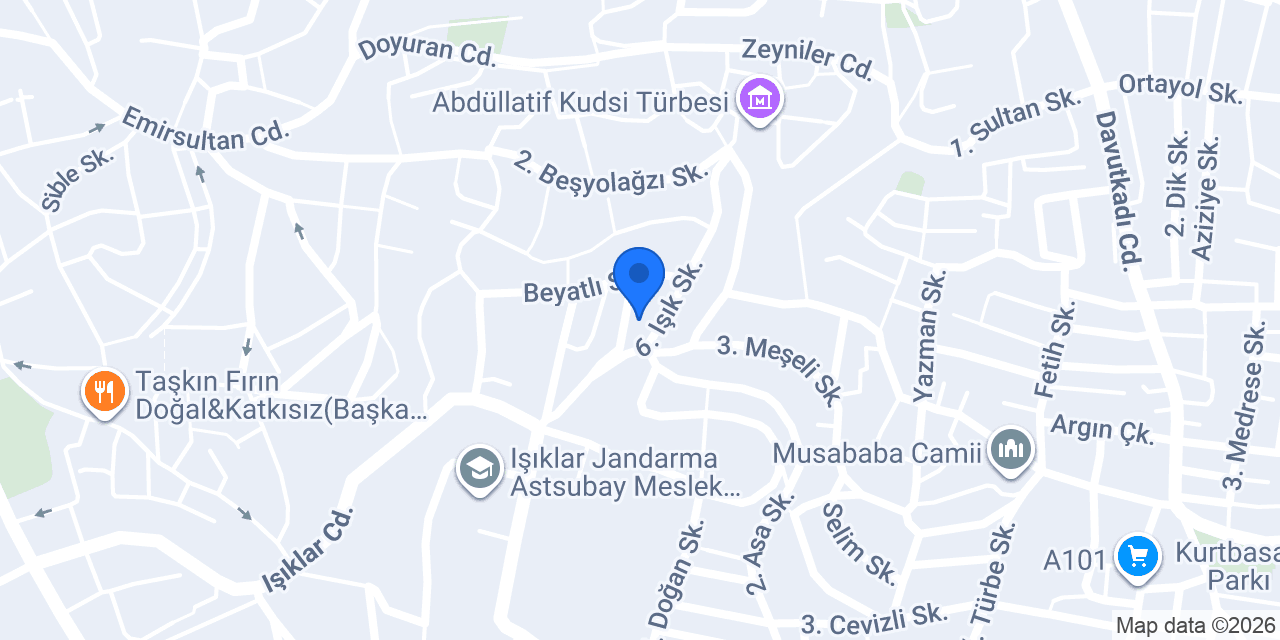 Çömlekçi konumu