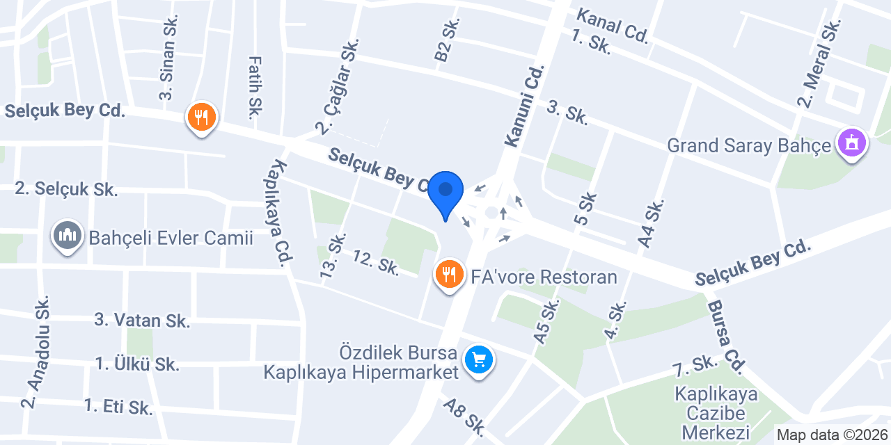 Klass Bayan Kuaförü konumu