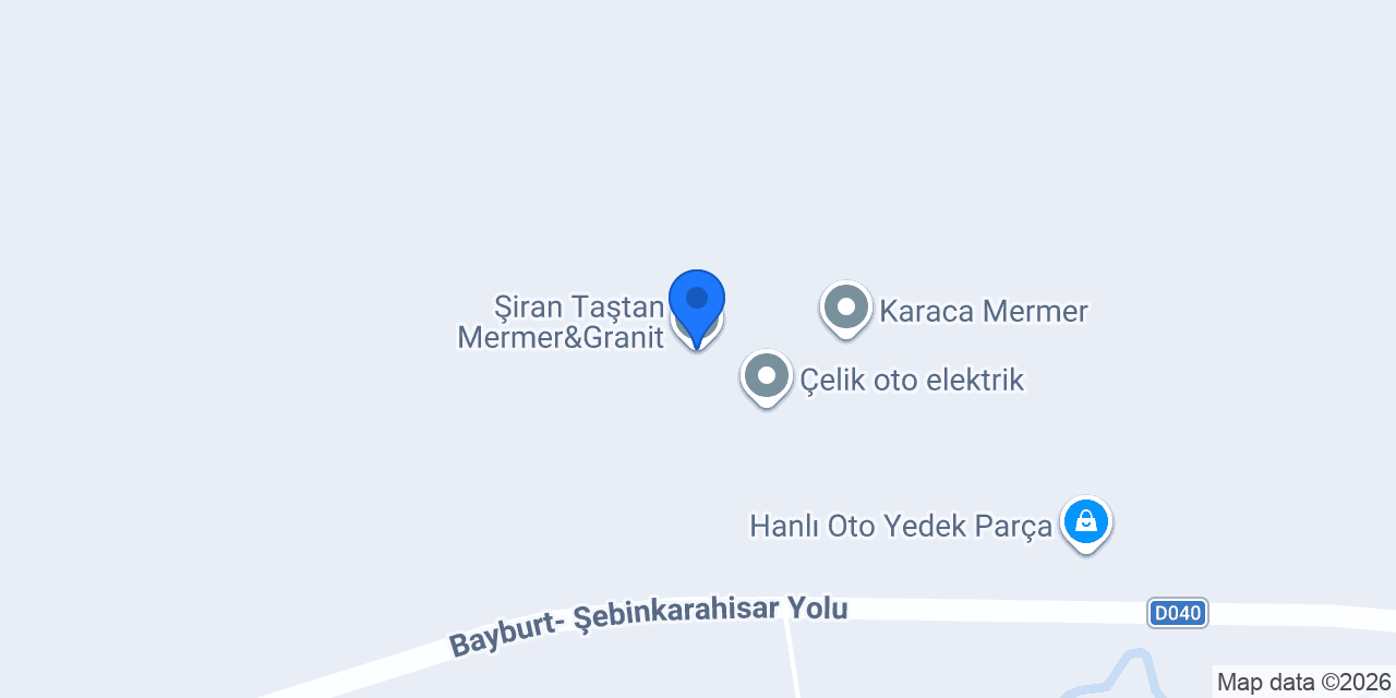 Şiran Taştan Mermer&Granit konumu