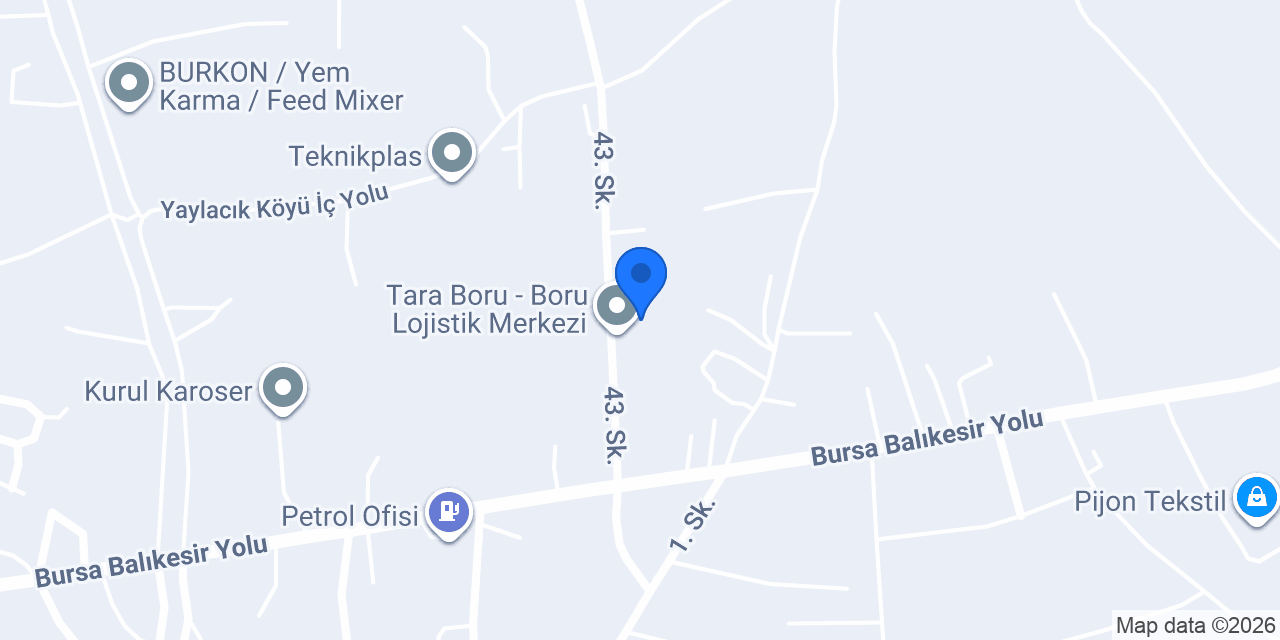 Rulomatik Logistics Warehouse konumu