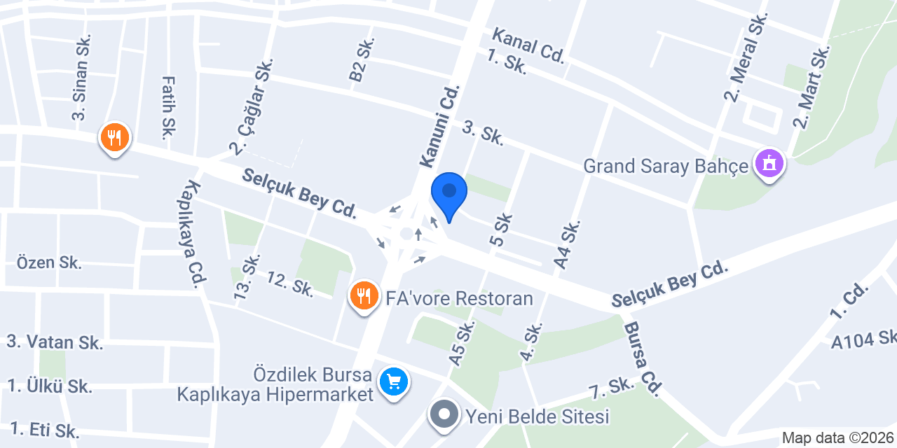 Saloon Gürkan Erkek Kuaförü konumu