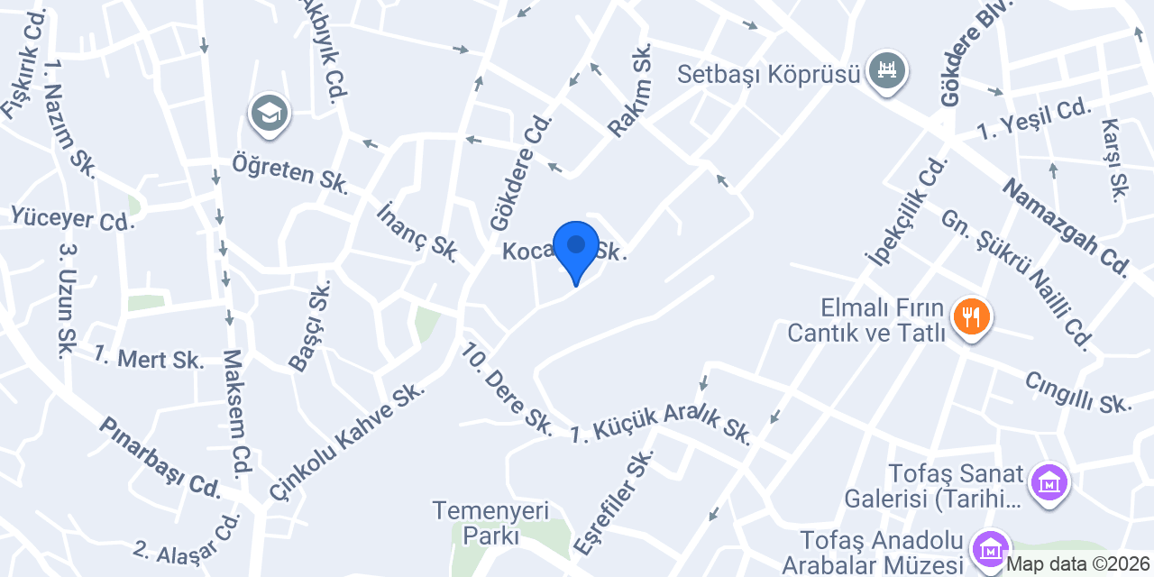 BStudio Mimarlık konumu