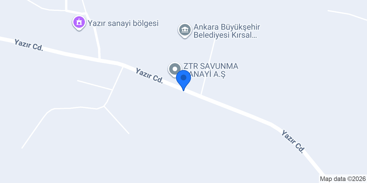 ÜÇEL RAF SİSTEMLERİ konumu
