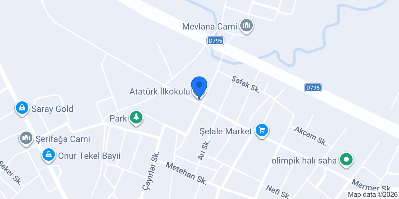 Atatürk İlkokulu konumu