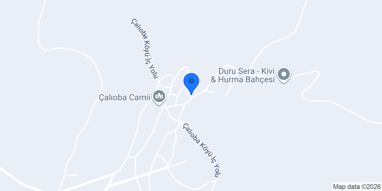 Çalıoba Köyü Muhtarlığı konumu