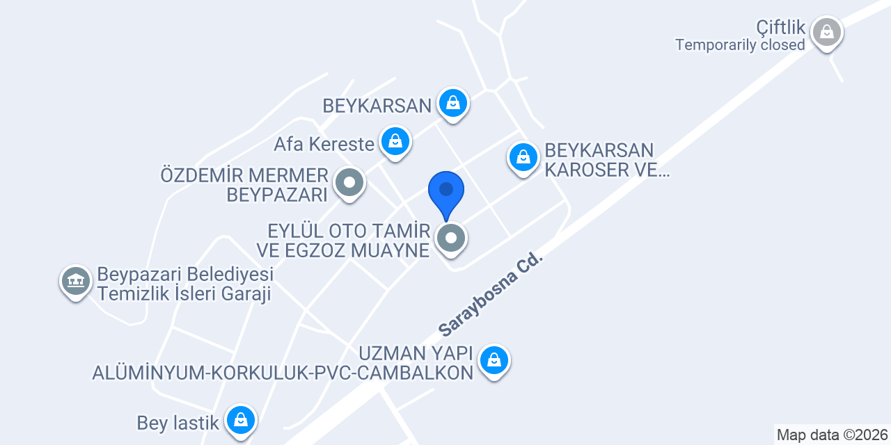 Beypazarı Hurdacılık konumu