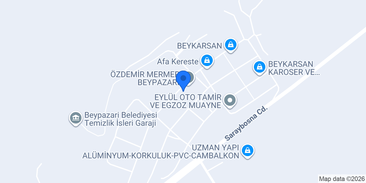 Beykar Karoser konumu
