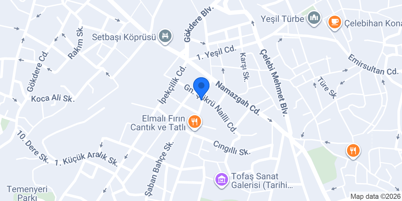 Küçük Çiftlik Sarküteri konumu