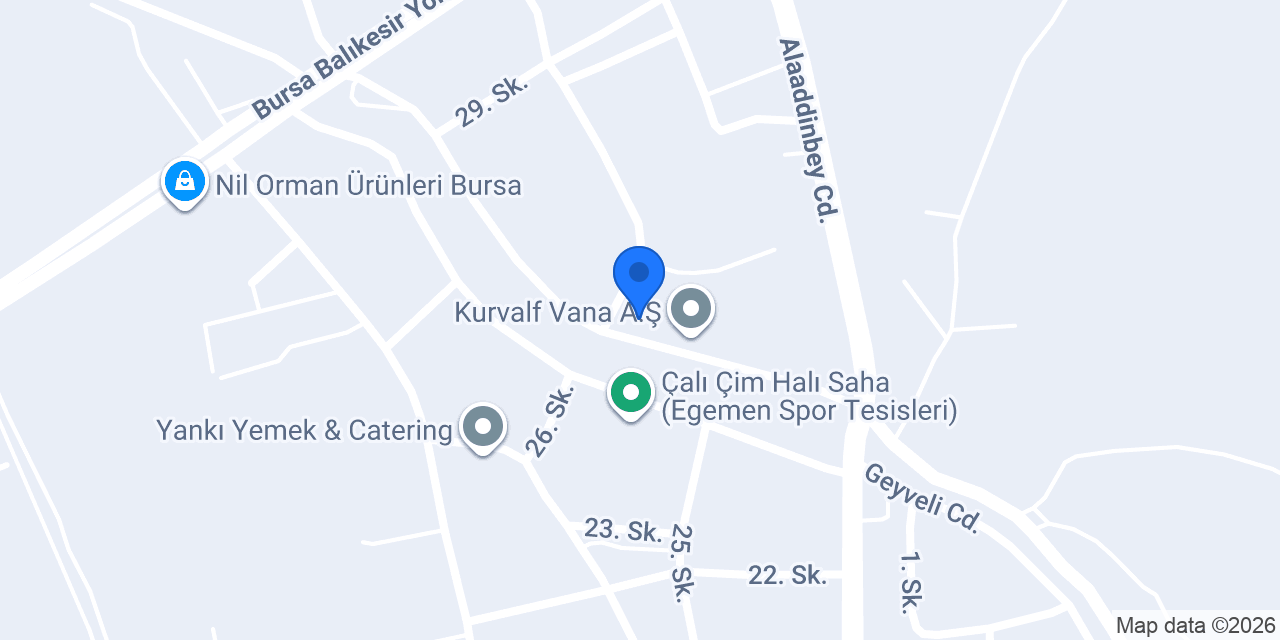 FIOGAZ A.S. BURSA "GEMSAT" konumu