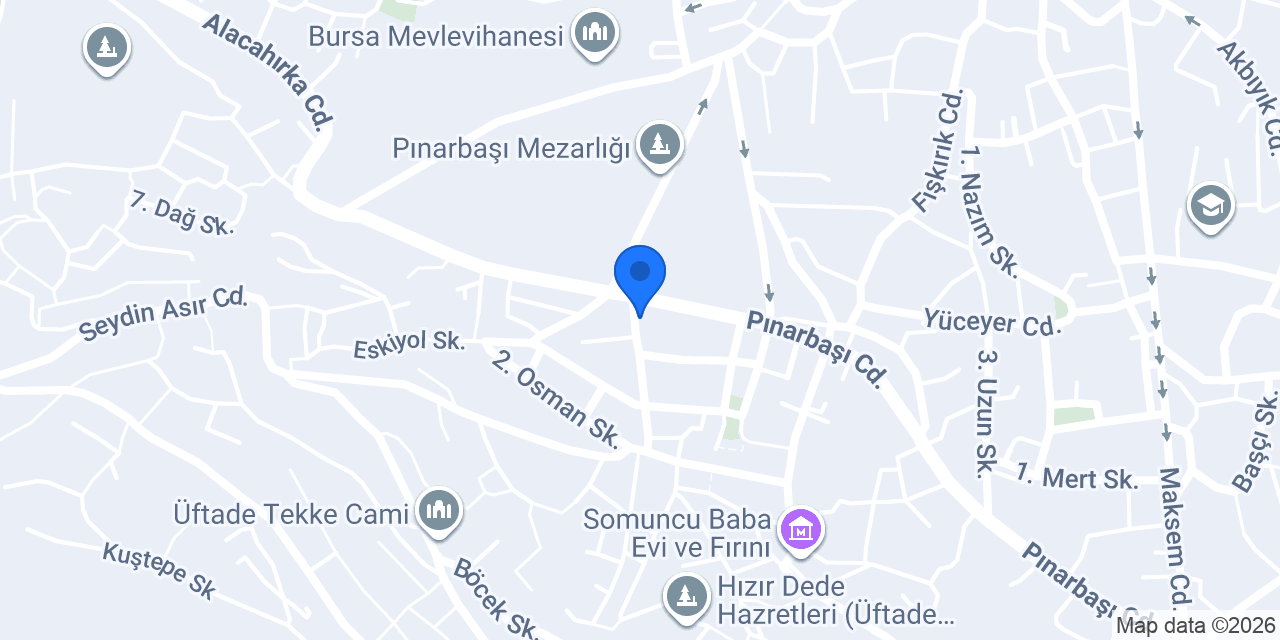 İvazpaşa Unlu Mamulleri konumu